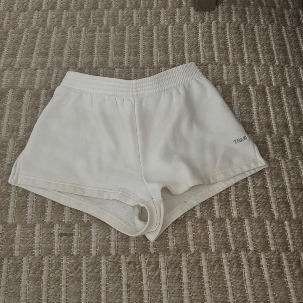 TNA Women's Classic White Sweat Shorts